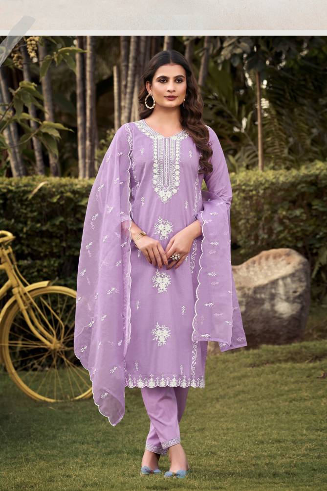 Gulabi Vol 02 By Ossm Pure Cotton Embroidery Kurti With Bottom Dupatta Wholesale Shop In Surat